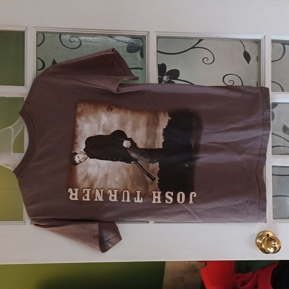 Josh Turner long black train tee shirt size small - Picture 6 of 6